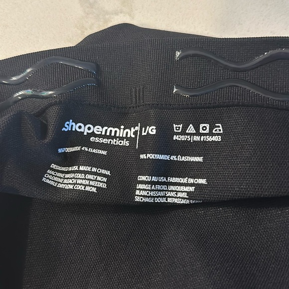 Shapermint Essentials NWT Leggings Womens Size Large Black High Waisted - Picture 2 of 10